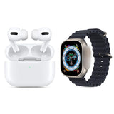 T800 Ultra Smartwatch with Earbuds Combo – 2-in-1 Rakhi Gift Set, AMOLED HD Display, 45mm Dial, Bluetooth & Video Calling, Long Battery Life (Any Color)