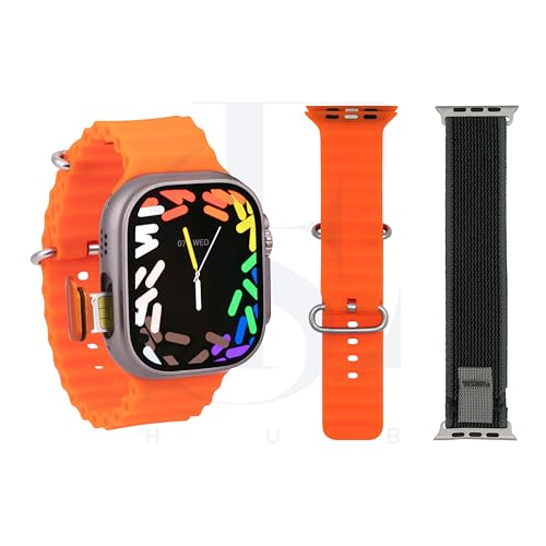 SE HUB HK ultra one Smart Watch 4G/5G – Side Camera, AI Features, GPS, SIM Enabled, AMOLED Display, Fitness & Sports Tracking, 4GB RAM 32GB ROM