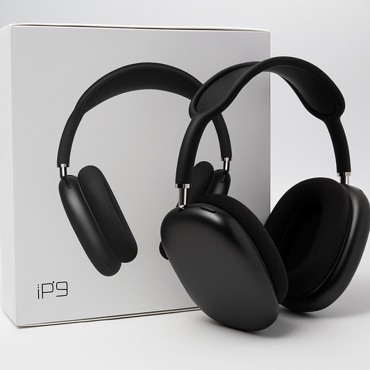 SE HUB P9 Wireless Bluetooth Over-Ear Headphones with Mic – 13 Hours Playtime, 40mm Driver, Supreme Sound, Soft Cushions, Lightweight Design – Red