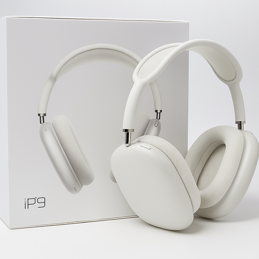 SE HUB P9 Wireless Bluetooth Over-Ear Headphones with Mic – 13 Hours Playtime, 40mm Driver, Supreme Sound, Soft Cushions, Lightweight Design – Red