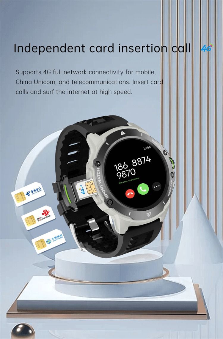 SE HUB G15 PRO 5G Android Round Dial Smartwatch