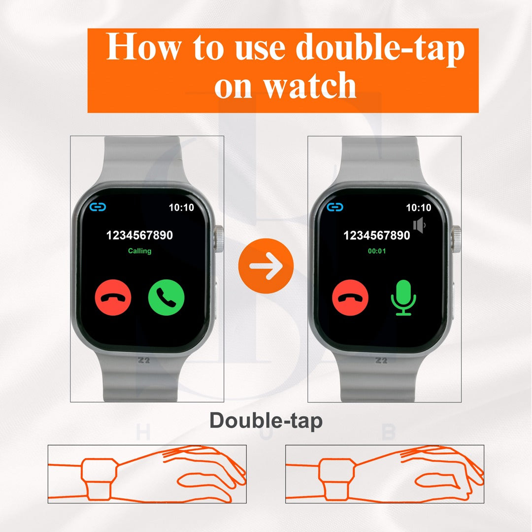 SE HUB S9 MK-X100 Smartwatch Combo With 10 Colorful Strap