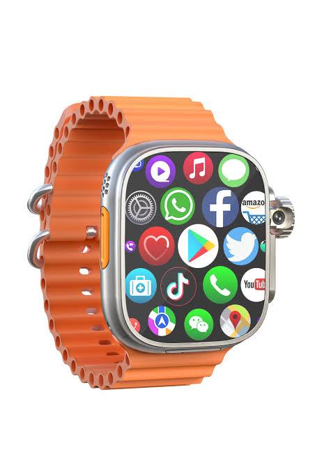 S9 Ultra 2.04 Amoled Large Screen with 4G/5G sim Watch Rotating Camera