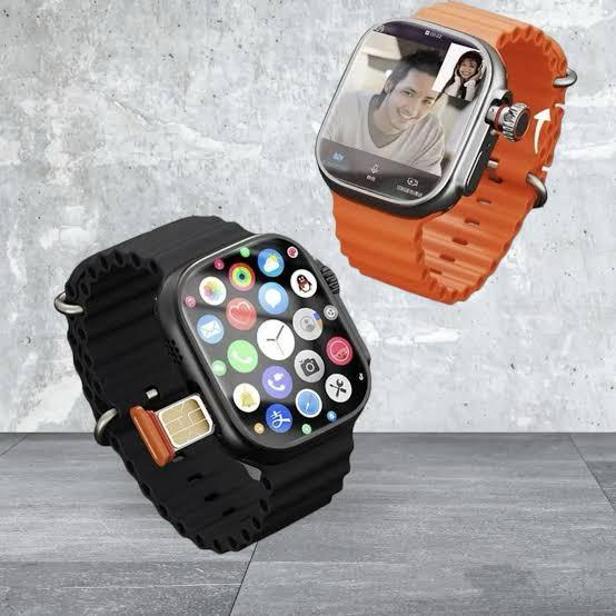 S9 Ultra 2.04 Amoled Large Screen with 4G/5G sim Watch Rotating Camera