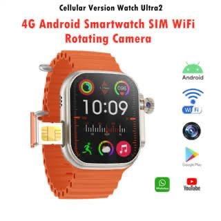 S9 Ultra 2.04 Amoled Large Screen with 4G/5G sim Watch Rotating Camera