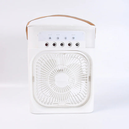 Portable Air Cooler Fan with 7-Color Light – Personal AC Fan