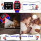 SE HUB Waterproof Kids Smart Watch GPS Tracker – SOS, Camera, Alarm, Call, Touch Screen | Smart Watch for Girls & Boys – Ideal Birthday Gift (Red)