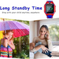 SE HUB Waterproof Kids Smart Watch GPS Tracker – SOS, Camera, Alarm, Call, Touch Screen | Smart Watch for Girls & Boys – Ideal Birthday Gift (Red)