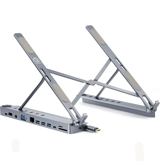 12 inch laptop stand  Dual folding  Full metal