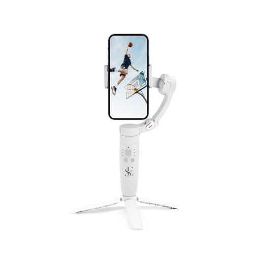 M1 Foldable 3-Axis Gimbal Stabilizer | Advanced Gyroscope | Shake-Free Footage | Object Tracking | Panoramic, Time-Lapse & Slow-Motion | 2500mAh Battery | Ideal for Vlogging & Travel