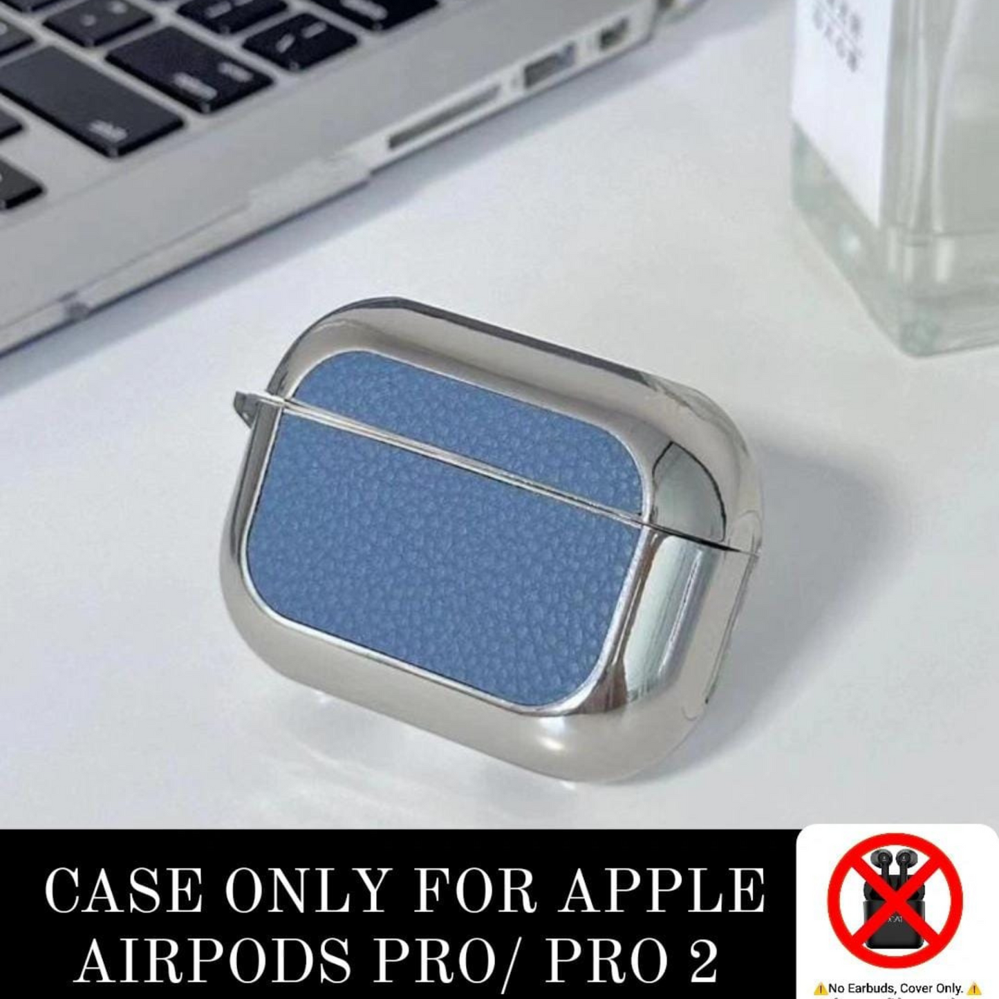 Luxury Leather Texture AirPods Pro Case – Shockproof, Stylish & Premium Fit for 2nd Gen (USB-C)