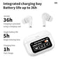 SE HUB True Wireless Noise Cancellation Earbuds – Touch LCD Display, HD Calling, Fast Charging, 13mm 3D Bass, Gaming Earbuds with Bluetooth 5.3 + ANC – White