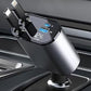 SE HUB Retractable Car Charger – 100W 4-in-1 Super Fast Charge with 31.5-Inch Retractable Cables & Dual USB Ports, Car Phone Adapter for iPhone 15/14/13/12 Pro Max/XR – Black