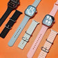 SE HUB HW Watch X Call – AMOLED Curved Display Smartwatch | 4GB RAM + 64GB Storage | Dual 180° Rotating Camera | SIM, WiFi, Play Store, Bluetooth Calling | Fast Charging (Pink)