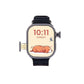Smart Watch Ultra with 4G SIM, 180° Hidden Camera, AMOLED HD Display, 4GB RAM 64GB ROM, GPS, WhatsApp, Video Calling, AI Fitness Tracker – Black