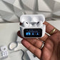 SE HUB True Wireless Noise Cancellation Earbuds – Touch LCD Display, HD Calling, Fast Charging, 13mm 3D Bass, Gaming Earbuds with Bluetooth 5.3 + ANC – White