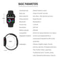 Full Screen Smartwatch with IP68 Waterproof, 100+ Sports Modes, Bluetooth Calling, Heart Rate Monitor, Unlimited Watch Faces – For Men & Women (Black)