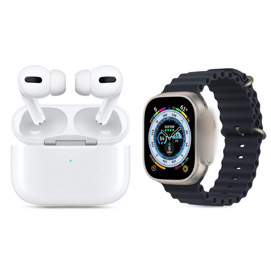 T800 Ultra Smartwatch with Earbuds Combo – 2-in-1 Rakhi Gift Set, AMOLED HD Display, 45mm Dial, Bluetooth & Video Calling, Long Battery Life (Any Color)