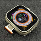 Premium S8 Ultra Smartwatch with 4G SIM | App Store, Google Maps, Facebook, YouTube, Android OS, Bluetooth Calling – Extra Strap (Orange & Black)