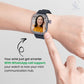 Smart Watch Ultra with 4G SIM, 180° Hidden Camera, AMOLED HD Display, 4GB RAM 64GB ROM, GPS, WhatsApp, Video Calling, AI Fitness Tracker – Black