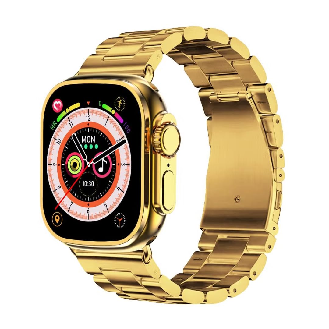 SE HUB C9 Ultra 2 Gold Smartwatch – 49mm Bluetooth Calling | Fitness Tracker
