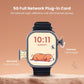Smart Watch Ultra with 4G SIM, 180° Hidden Camera, AMOLED HD Display, 4GB RAM 64GB ROM, GPS, WhatsApp, Video Calling, AI Fitness Tracker – Black