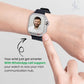 SE HUB HW 3 Call Smart Watch with SIM Card, HD Dual Camera, Fitness Tracker, Bluetooth Calling, Heart Rate Monitor, Music & More – Black