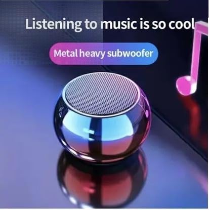 SE HUB Portable Mini Bluetooth Speaker | Dynamic Metal Sound Technology with High Bass | Long-Lasting Battery | 5 W Bluetooth Speaker