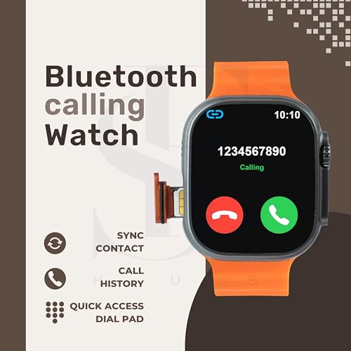 SE HUB HK ultra one Smart Watch 4G/5G – Side Camera, AI Features, GPS, SIM Enabled, AMOLED Display, Fitness & Sports Tracking, 4GB RAM 32GB ROM