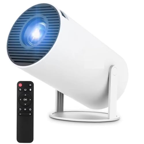 SE HUB HY300 Freestyle 4500LM Android 12 Projector | 1080P FHD | WiFi 6 & BT 5.0 | 4K/2K Support | 180° Rotation Auto Keystone | HDMI USB Miracast | 1GB/16GB