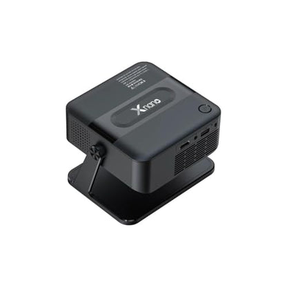 SE HUB XNANO Smart Mini Projector with Android | 4K & 1080P Support (Native 720P) | Built-in Netflix, YouTube & Prime Video | WiFi 6, Bluetooth 5.2 | Portable Home Theater Projector