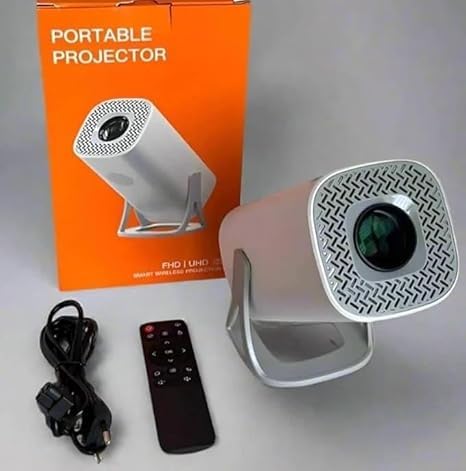 SE HUB S40 HD Smart Portable Projector | 3500 Lumens Brightness | 180° Rotatable Projection | Compact Mini Design | Multiple Ports (HDMI/USB/AV)