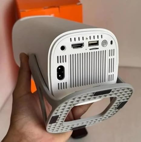 SE HUB S40 HD Smart Portable Projector | 3500 Lumens Brightness | 180° Rotatable Projection | Compact Mini Design | Multiple Ports (HDMI/USB/AV)