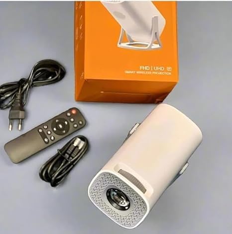 SE HUB S40 HD Smart Portable Projector | 3500 Lumens Brightness | 180° Rotatable Projection | Compact Mini Design | Multiple Ports (HDMI/USB/AV)