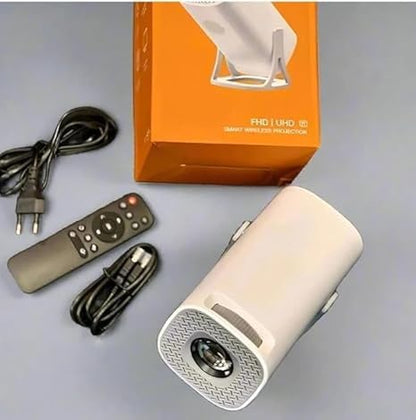 SE HUB S40 HD Smart Portable Projector | 3500 Lumens Brightness | 180° Rotatable Projection | Compact Mini Design | Multiple Ports (HDMI/USB/AV)