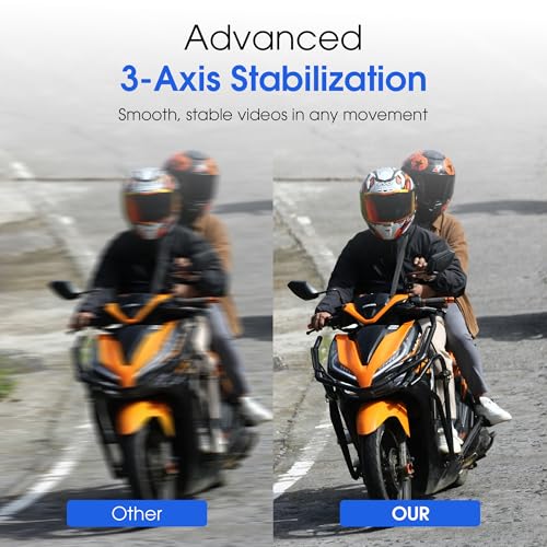 M1 Foldable 3-Axis Gimbal Stabilizer | Advanced Gyroscope | Shake-Free Footage | Object Tracking | Panoramic, Time-Lapse & Slow-Motion | 2500mAh Battery | Ideal for Vlogging & Travel