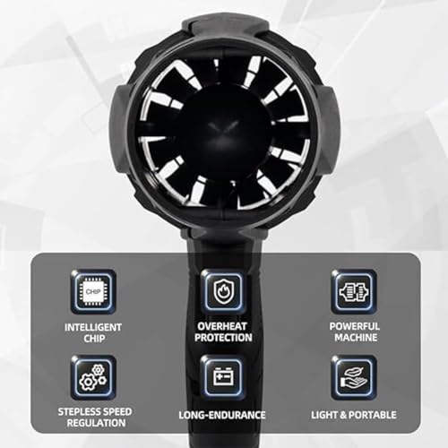 SE HUB High Power Electric Air Blower for Cleaning – Portable Dust Blower with Strong Air Flow, Multi-Purpose Cleaning Tool for Computer, Keyboard, Car Interior, Home Appliances & Workshop Use