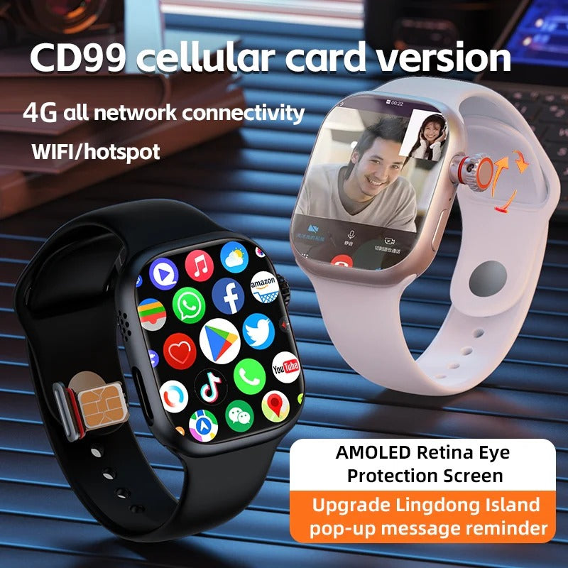 SE HUB Premium S9 Smart Watch with 4G Ultra Sim Card