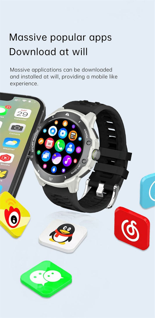 SE HUB G15 PRO 5G Android Round Dial Smartwatch