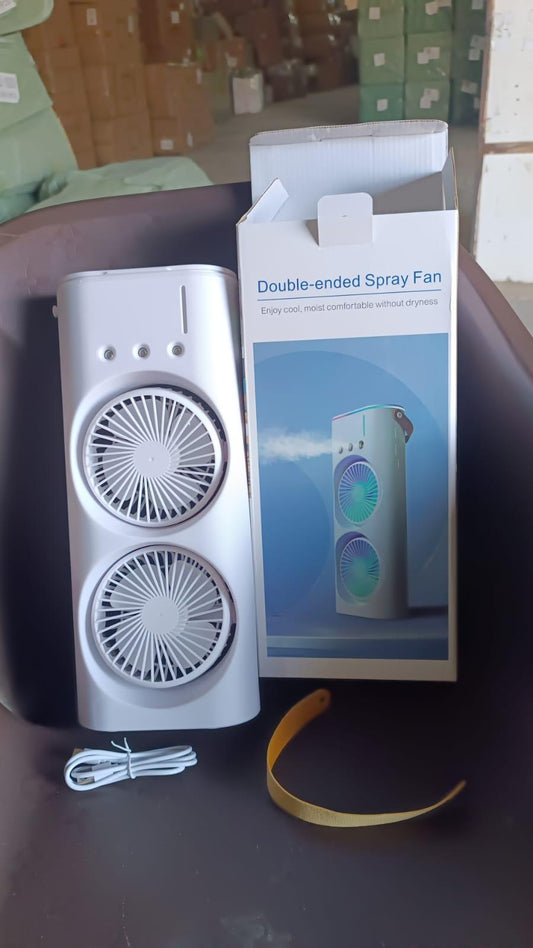 Portable Tower Mist Spray Cooling Fan, Stay Cool & Comfortable All-Day Efficiency with this 3-Speed Smart Air Cooling Fan (1 Pc)