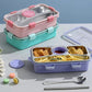 3-GRID + DABBI 💯 LEAKPROOF WITH CHOPSTICKS 🥢 & SPOON 🥄 NEW STYLE SLIM TYPE LUNCH BOX RATE