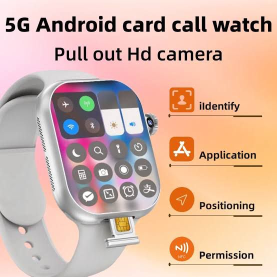 CD20 Smart Watch with SIM Support, 4MP Camera & AMOLED Display