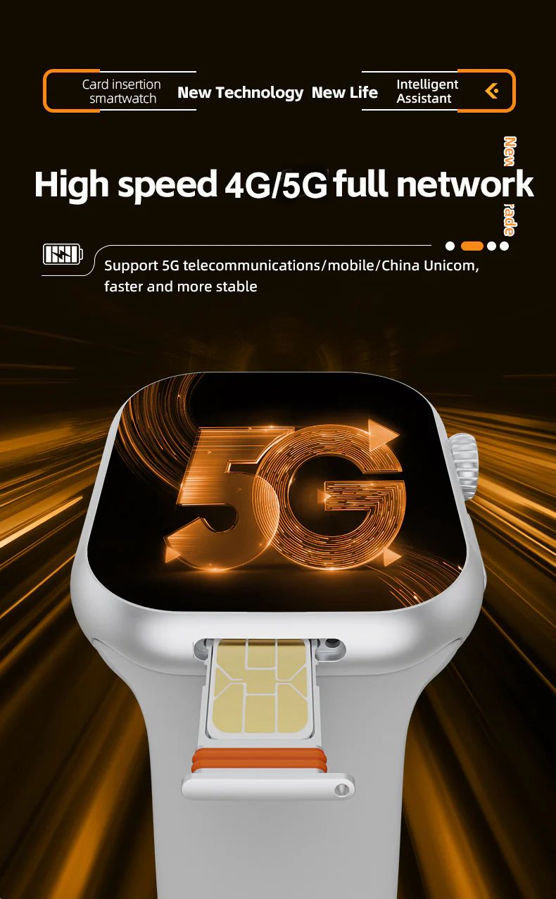 CD20 Smart Watch with SIM Support, 4MP Camera & AMOLED Display