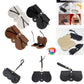 Soft Leather Sunglasses Bag – Slim Eyeglasses Case Holder, Portable & Lightweight Protective Pouch for Men & Women