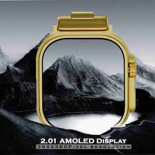 SE HUB C9 Ultra 2 Gold Smartwatch – 49mm Bluetooth Calling | Fitness Tracker