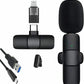 SE HUB K8 Black Modern 2 in 1 Wireless Microphone