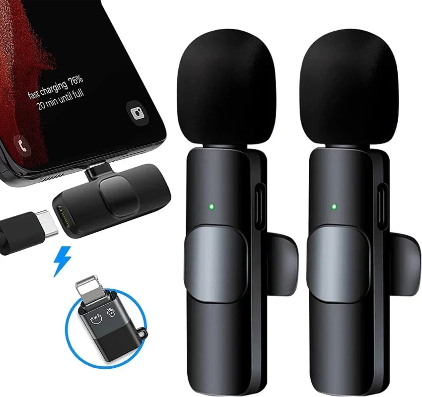SE HUB K9 Dual Wireless Microphone for USB C Wireless Mic