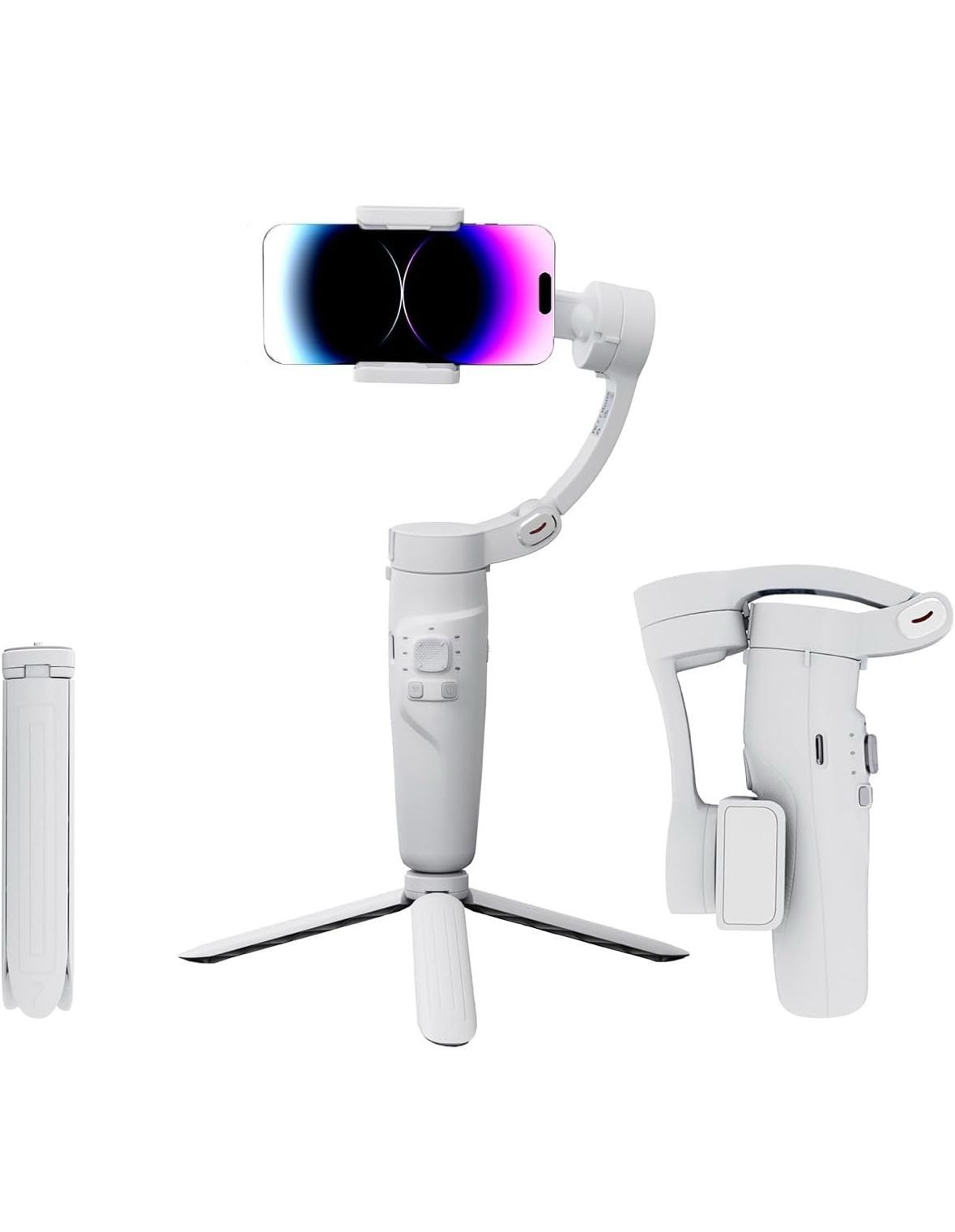 M1 Handheld Gimbal Stabilizer Camera Photo 3 - Axis Foldable Mini Selfie Sticks Tripod