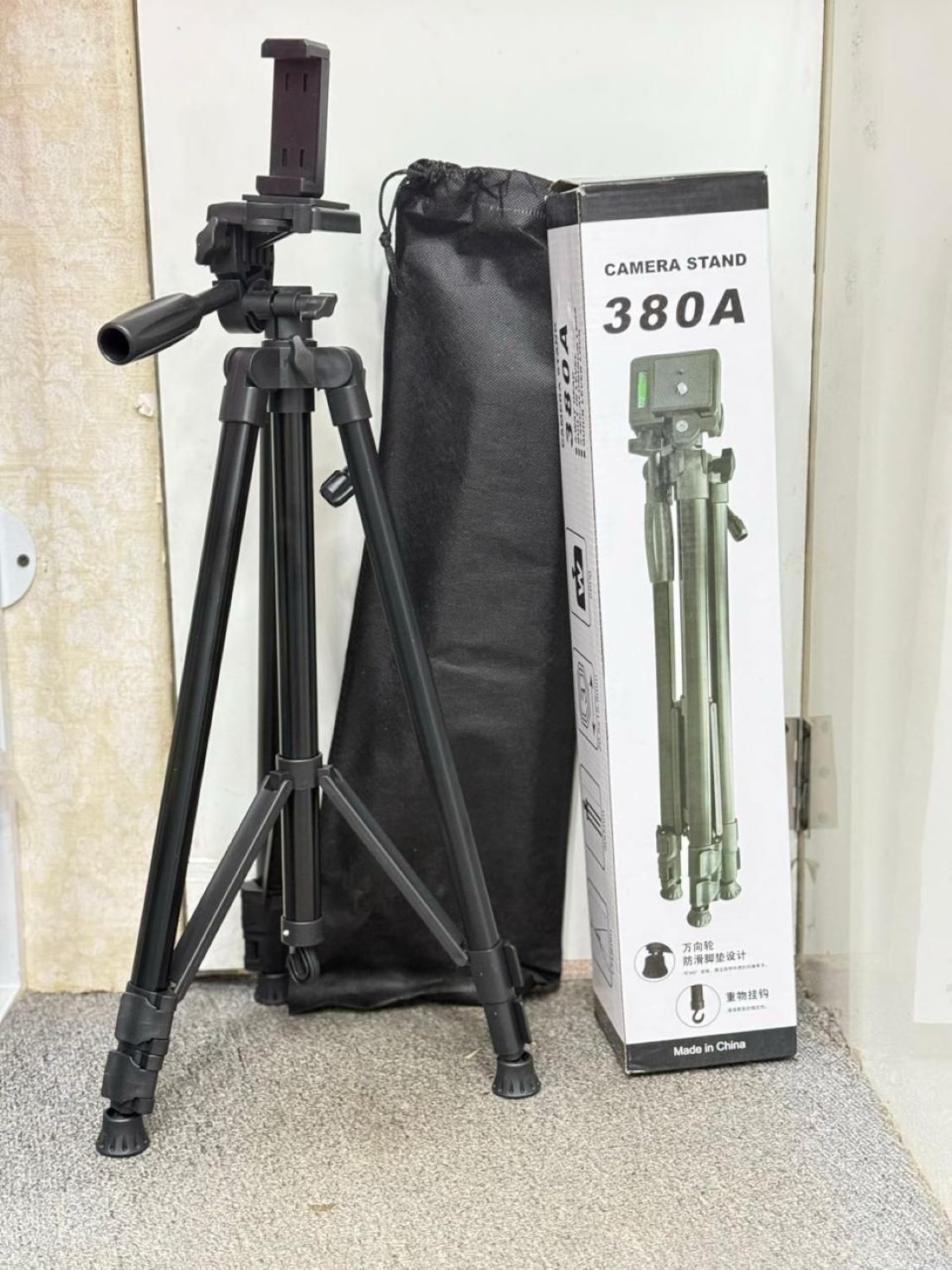 380A Mobile Stand Camera Stand Pro 3 Way Head