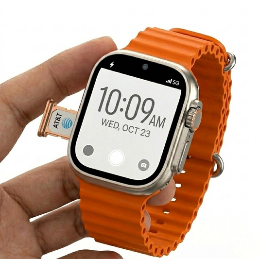 GS37 Ultra Smart Watch for Men & Women| 2.01" HD Full Touch Display | Heart Rate,Multiple Sports Modes | Google Maps Notifications, YouTube Music Control, WhatsApp & Social Media Alerts | IP67 Waterproof | Android & iOS Compatible Smartwatch